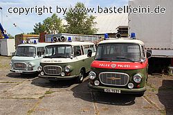 Barkas B 1000 VoPo in 3 verschiedenen Ausführungen